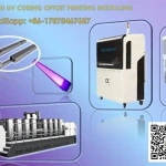 led uv machine installing on offset printing Heidelberg