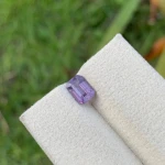 1.30 Cts Natural Purple Spinel Minor Included Emerald Cut Loose Gemstone Tanzania