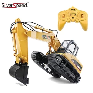 Huina 1550 2.4G 1:14 Scale 15CH Alloy Remote Control Excavator Remote Control Toy