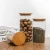 Import Professional Customized 1000ml Glass Spice Jar With Bamboo Lid Glass Container Honey Jar kitchen Set Storage from China