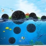 Aquarium filter biochemical ball flippity fish tank filter material with cotton aquariums & accessories domestos aqua