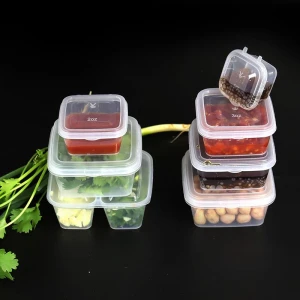 Factory PP Sauce Cup with Lid Plastic Packing and Take takeout Cups for Food
