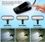 Import Amazon Hot sale black new type of mini 9 LED Gooseneck USB rechargeable book light from China