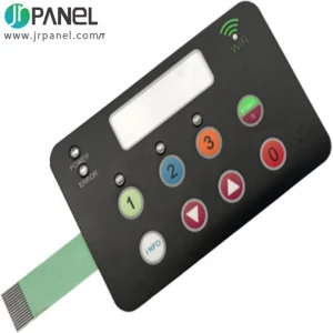 Customized push button membrane keypad waterproof membrane switch with LED