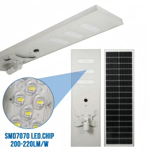 LED Solar Street Light 100W 200W Automatic on Off Waterproof Garden Light for Cloudy Rainy Days