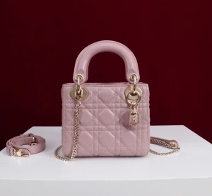 Wholesale Genuine Lambskin Luxury Three Grid Lady Handbag