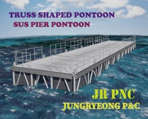 Truss Shaped SUS Pier Pontoon