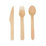 Disposable Wooden Cutlery Set Knife Fork Spoon