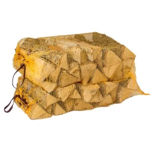 Packing Firewood sack for sale Tubular mono firewood customize size colors pe mesh bags