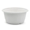 1000ml 100% Biodegradable & Compostable biodegradable takeaway round bagasse salad bowl paper pulp eco friendly