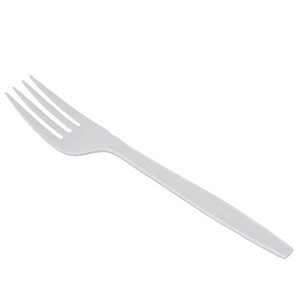100% biodegradable cutlery sugarcane Fork Knife / Spoon / Flatware Set For Western Dinner PLA Cutlery