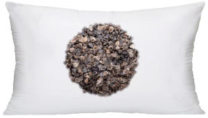%100 Organic buckwheat pillow covered with  Organic Cotton case