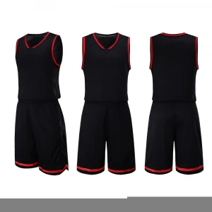 100% Polyester Best quality Basketball Sports Custom Made Basketball Uniform Wholesale Reversible Basketball Wear
