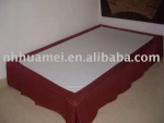 100% polyester fitted bed skirt hotel use
