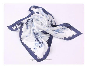 100% Silk Scarf--Small Size custom design silk shawl