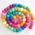 Import 100% Wool Roving Pom Pom Garland 35 Balls 20mm Colorful from China