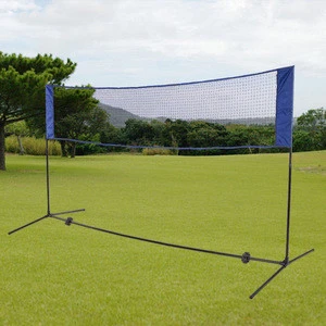 10&#39;X5&#39; Height Adjustable Badminton Net , Tennis Volleyball with Stand / Frame