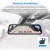 Import 10inch AHD1080P mirror car DVR camera with night vision and motion detection car black box video recorder GPS logger function WD from China