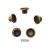 Import 10mm Metal Antique Brass Mesh Eyelets For Garment from China
