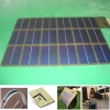 112W Foldable solar charger of amorphous cells solar blanket in RED