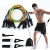 Import 11pcs sports fitness natural latex elastic exercise resistance bands set for training workout rubber loop from China