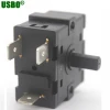 125V 16a/4a T125 gear rotary potentiometer switch 4 position