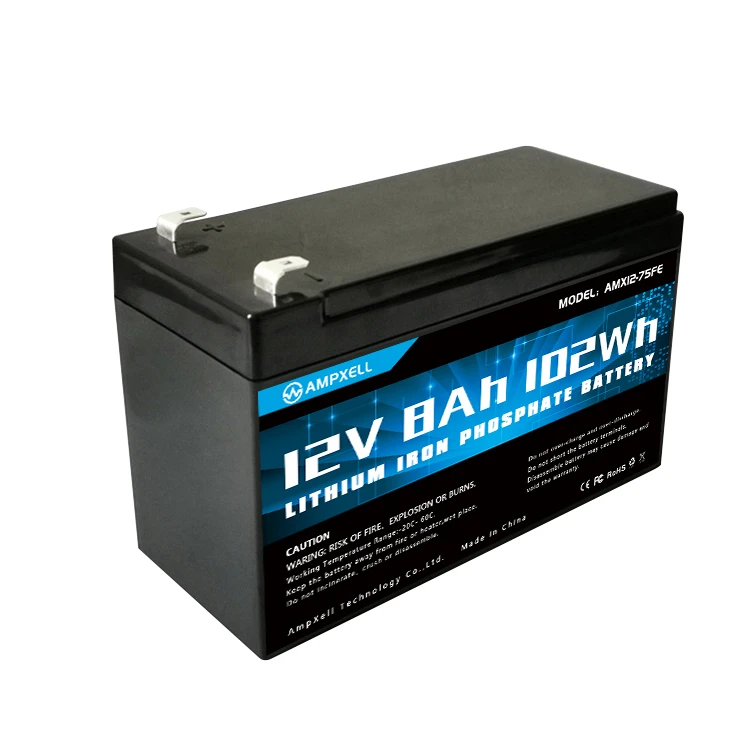 12.8V 8Ah longlife LiFePO4 battery lead-free  power battery for pwer wheels, power tools
