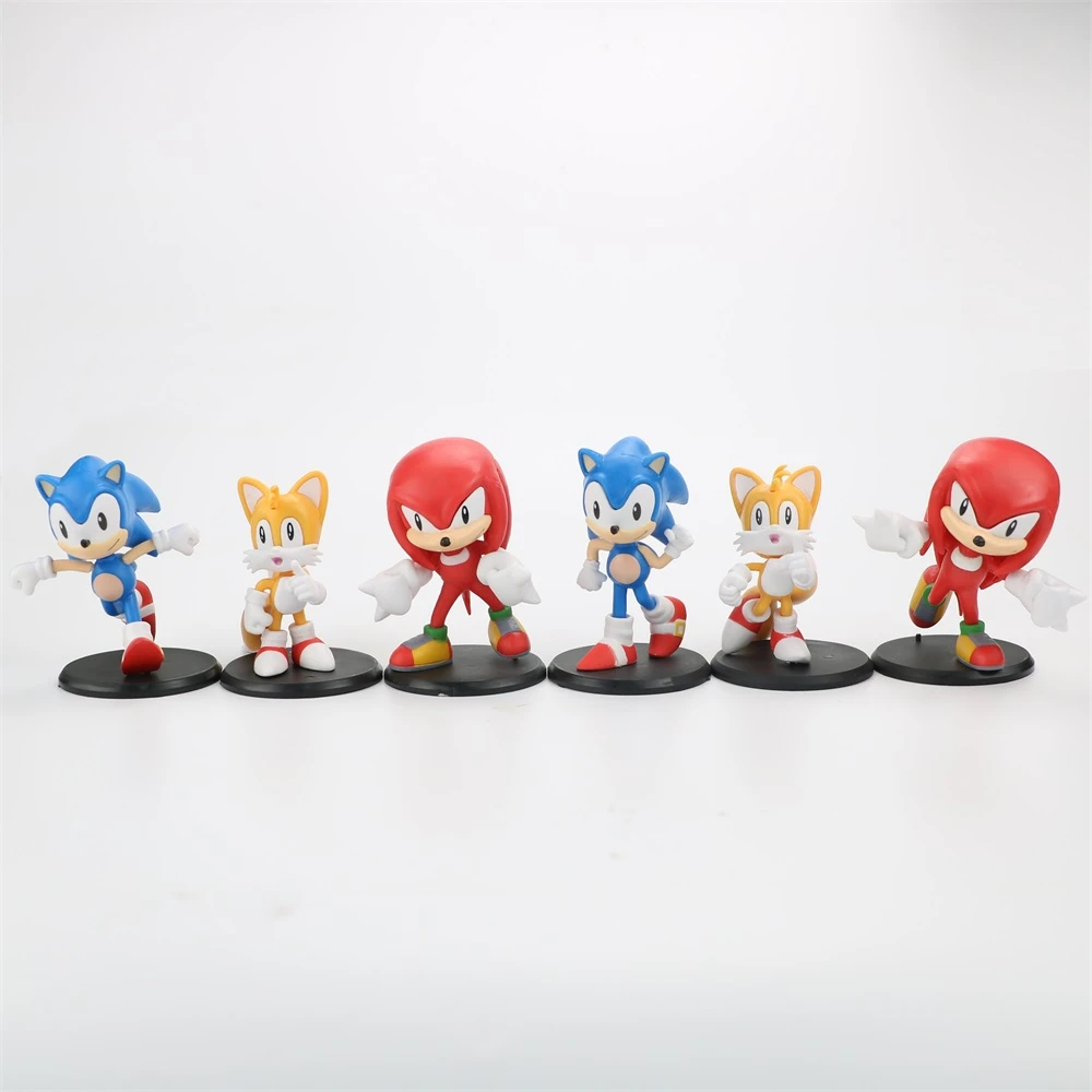 12pcs/set Popular Sonic cartoon animal toy action figure with cheap price