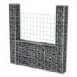1.5*0.4*0.4m  gabion box gabion mesh gabion stone cage wire basket for stone cage wall landscape