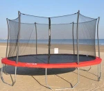 15ft Cheap trampoline with net ,trampoline with basketball hoop