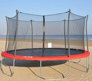 15ft Cheap trampoline with net ,trampoline with basketball hoop