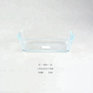 1.5L Ovan High Borosilicate Glass Baking Tray Pan Glass Baking Dish used in Microwave Oven