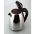Import 1.5L small size cheap price shiny polished  body  electric water kettle,stainless steel electric kettle from China
