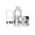 Import 15ml 30ml silver PP airless pump cosmetic bottle from China