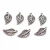 Import 15pcs/wholesale Interesting and novel gold leaf alloy pendant earrings jewelry accessories from China