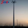 1600W LED 20m high mast light with galvanized polygon pole for parking lighting