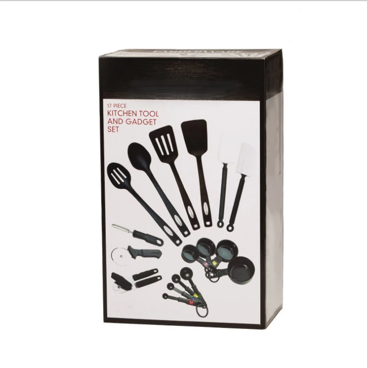 17 PCS Nylon Cooking Utensils with Spatula Kitchen Gadgets Cookware Set Best Kitchen Tool Set Kitchen Utensil Set