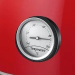 1.7L Electric Kettle, Red & Stainless Steel with thermometer