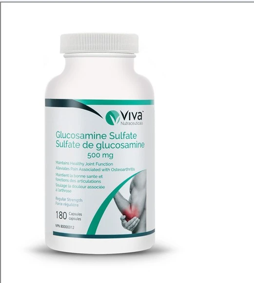 180 Count Glucosamine Sulfate Capsules 500mg