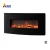 Import 1800w 36 inch wall hanging color flame curved front led fireplace electric from China
