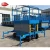 Import 18m mobile electric scissor lift platform for sale trailer type lift table from China