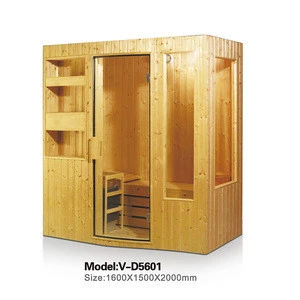 2-4 person Wooden Home Sauna and Dry Steam Sauna Room