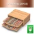 Import 2-tier Bamboo Coffee Pod Holder Storage Organizer with Drawer from China