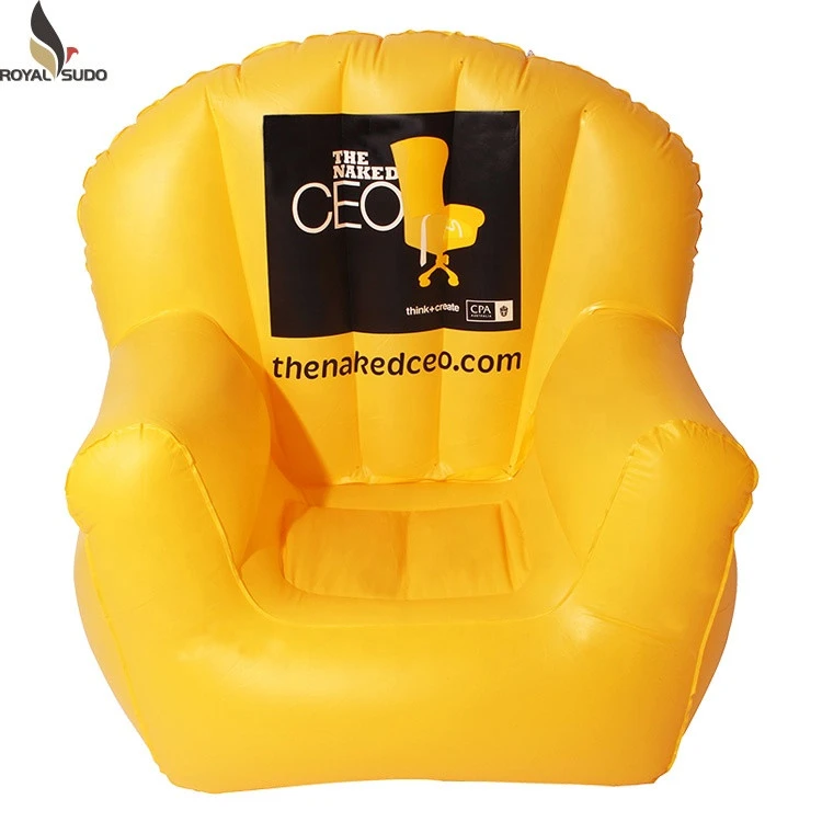 20 years professional inflatable product manufacturer inflatable sofa sams014