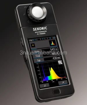 200000 lx led illuminance spectrophotometer color spectrum analyzer C-7000