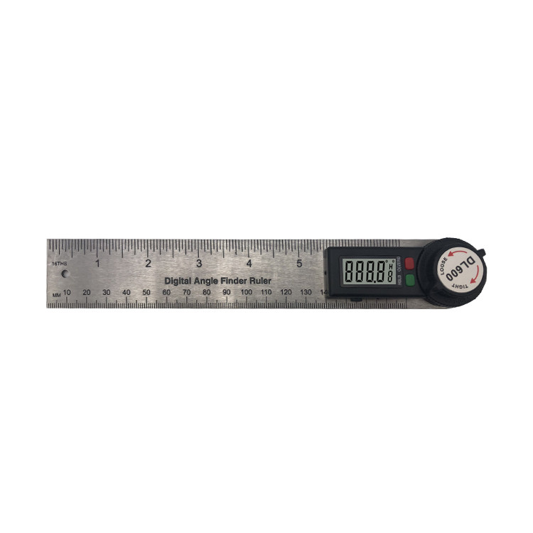 Buy 200mm Stainless Steel Digital Angle Ruler Angle Finding Range 0-999 ...