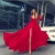 Import 2019 Euramerican foreign trade hot sale new style dresses hot style sexy deep V-neck long sleeve prom dresses ball-gown skirt from China
