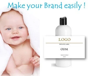 2020 Amazon Private label baby oil made in taiwan natural herbal body massage oil baby loton