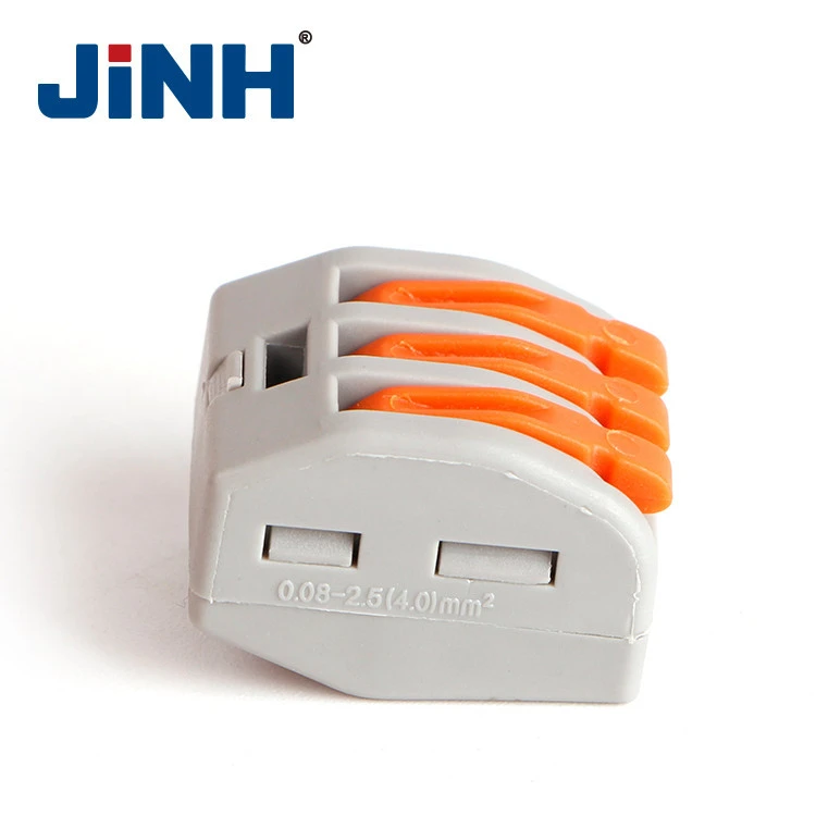 2020 Compact splicing terminal  electric connectors universal 3 pin male female wire connector