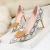 Import 2020 Fashion Banquet High Heel Shoes Ladys Shoes High Heel Shallow Mouth Pointed Single Shoes from China